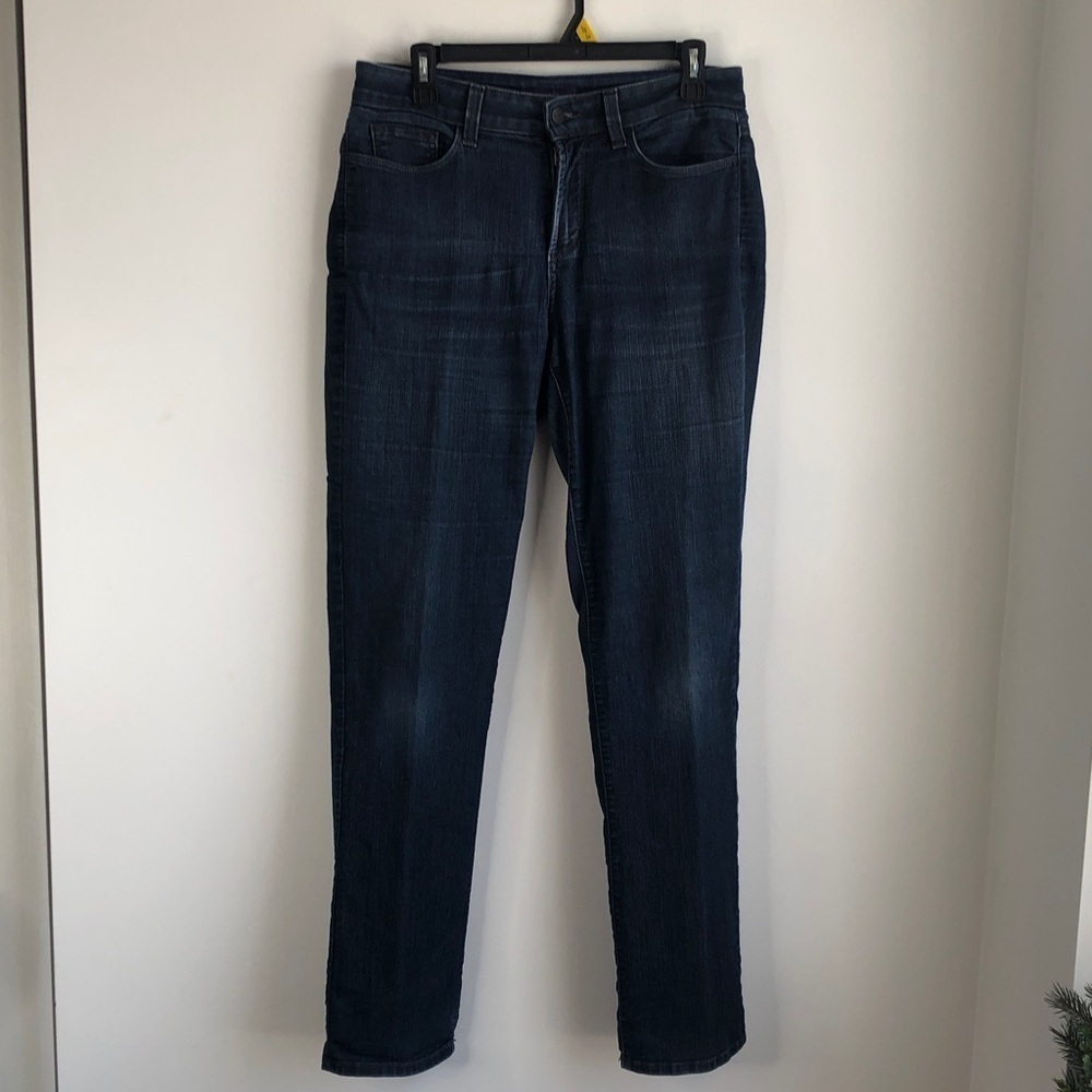 NYDJ Tall straight leg dark wash Jeans